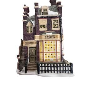 Department 56 Dickens Village Series Scrooge and Marley Counting House, MINI NOS